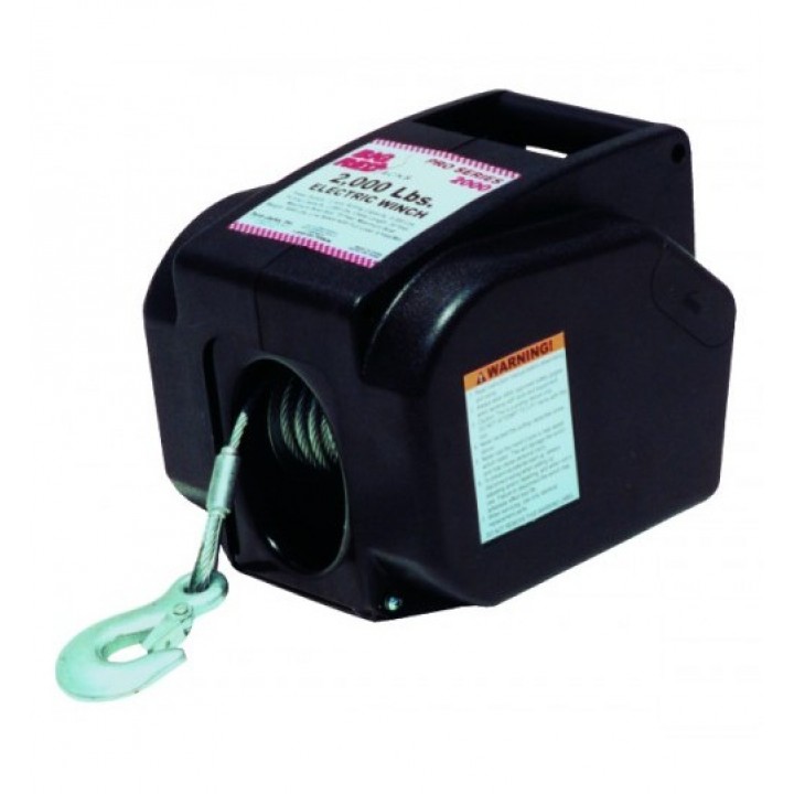 Лебедка Электрическая Автомобильная 12В, 300W, 900кг ROCK FORCE (RF-TRC9202)