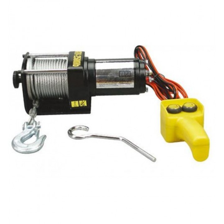 Лебедка Автомобильная 0.9Т, 12V (Стальной Трос) FORSAGE (TRH92000)
