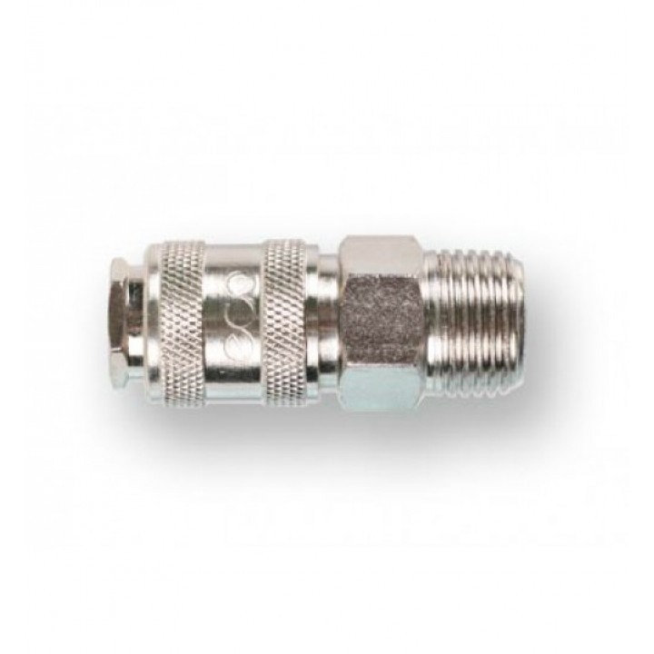 Соединение Быстросъем. МАМА Х Нар. Резьба 1/2" (Сталь) ECO (AS-F/MT12)