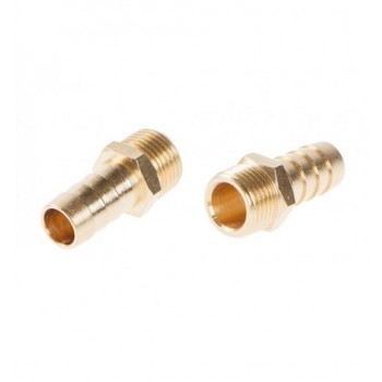 Соединение Нар. Резьба 1/2" Х Елочка 16 Мм (Латунь) ECO (AB-MT12/E16)