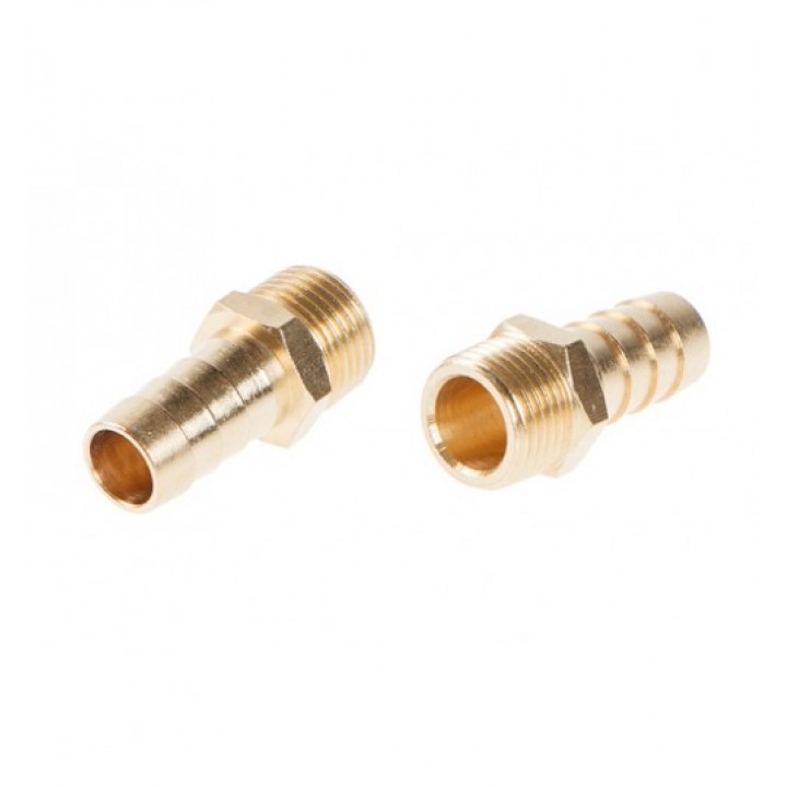 Соединение Нар. Резьба 1/2" Х Елочка 16 Мм (Латунь) ECO (AB-MT12/E16)