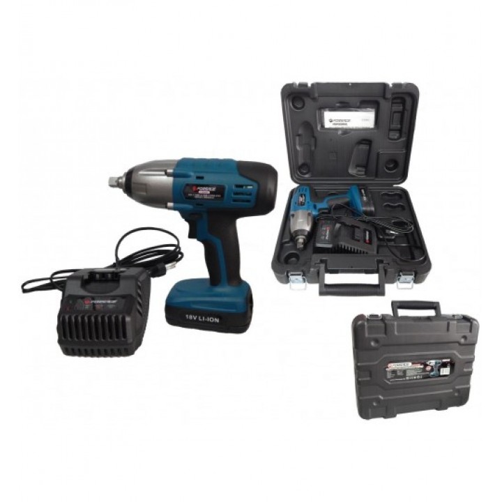 Гайковерт Ударный Аккумуляторный 1/2" (18V, 1.5AH, 300 Нм), В Кейсе FORSAGE (F-03055)