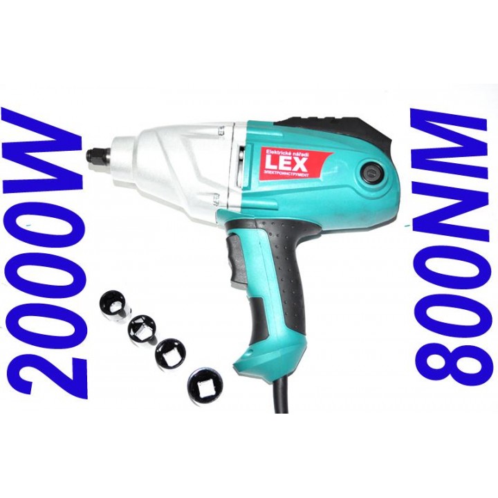 Сетевой Ударный Гайковерт 2000w 800 Nm LEX (LXEW8)