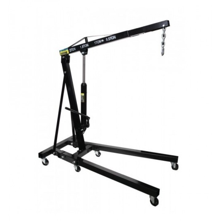 Кран Гидравлический Складной 6 Колес 2т, ROCK FORCE (RF-0601B)