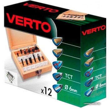 Набор оснастки Verto 60H008 12 предметов
