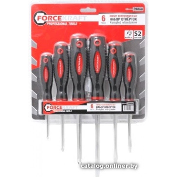 Набор отверток ForceKraft FK-7006A (6 предметов)