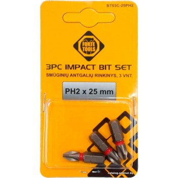 Набор бит Forte Tools 51164782 (3 предмета)