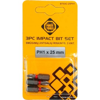 Набор бит Forte Tools 51164773 (3 предмета)