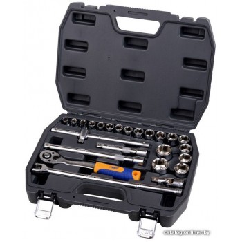 Набор торцевых головок KRAFTOOL 700301 (25 предметов)