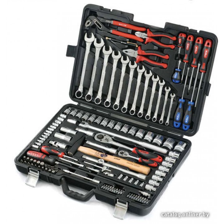 Универсальный набор инструментов Stab TK01371Z/TK01371Z-12 граней (124 предмета)