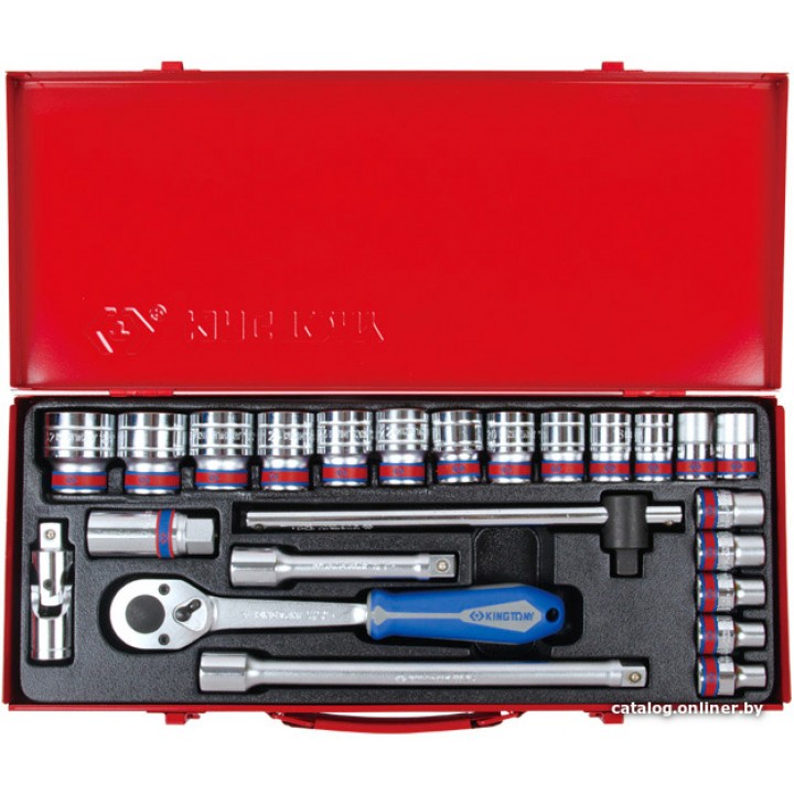 Набор торцевых головок King Tony 4528SR 24 предметов