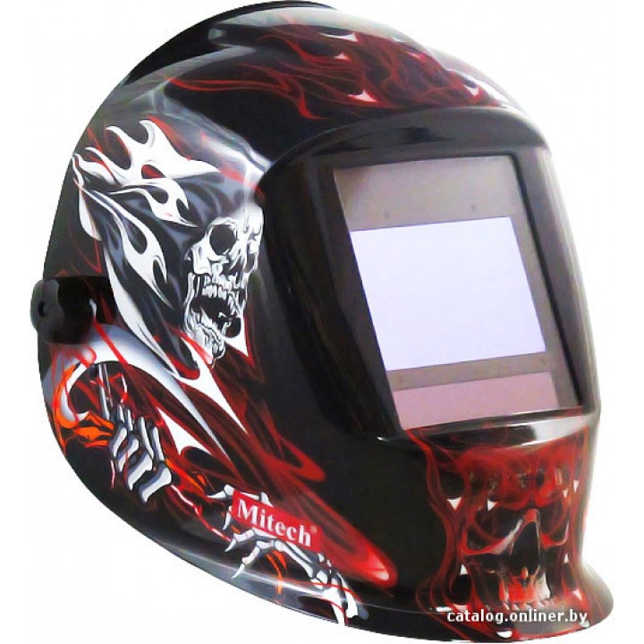 Сварочная маска Mitech Red Skull (WH-03)