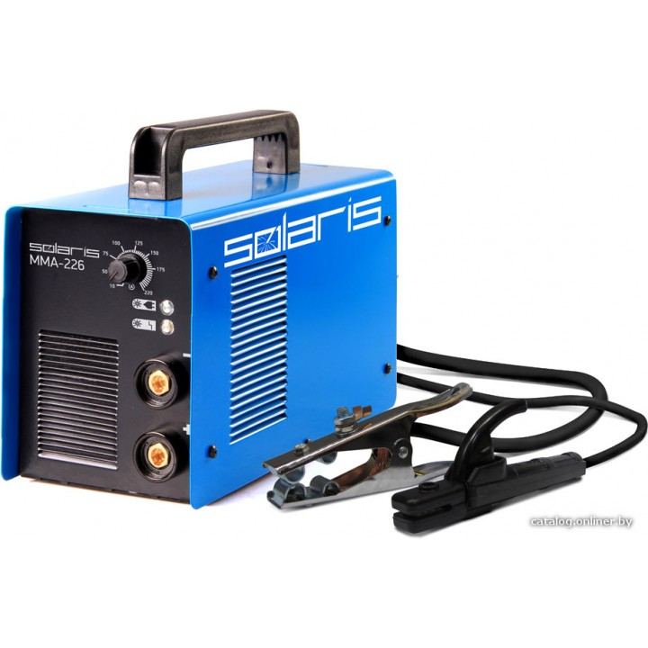 Инвертор сварочный Solaris MMA-226 + ACX (220В,10-220А) уцененный (0056688721) (MMA-226)