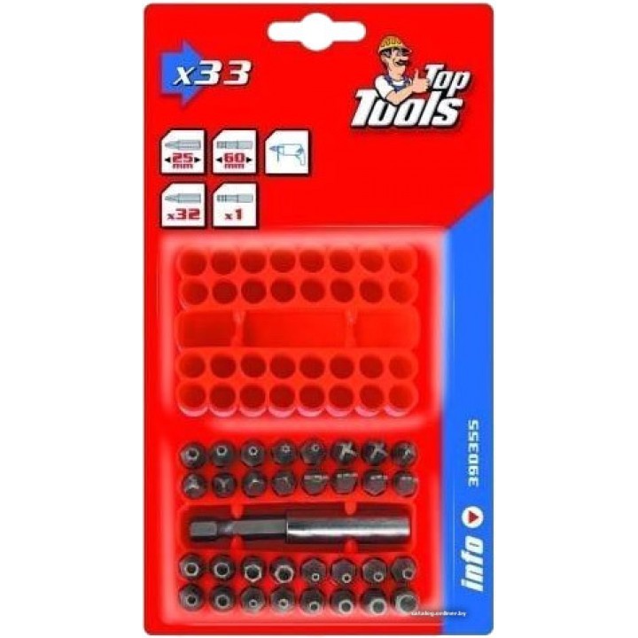 Набор бит TopTools A-39D355 33 предмета
