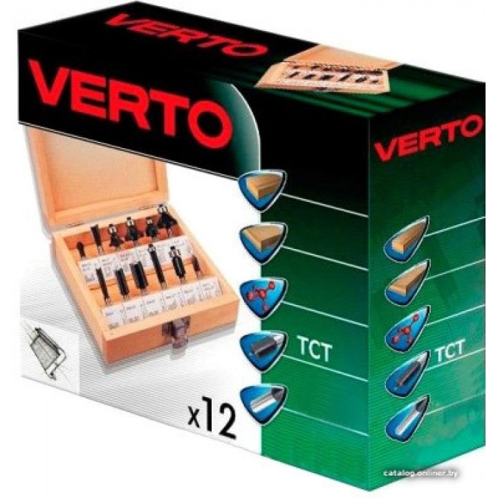 Набор оснастки Verto 60H010 12 предметов