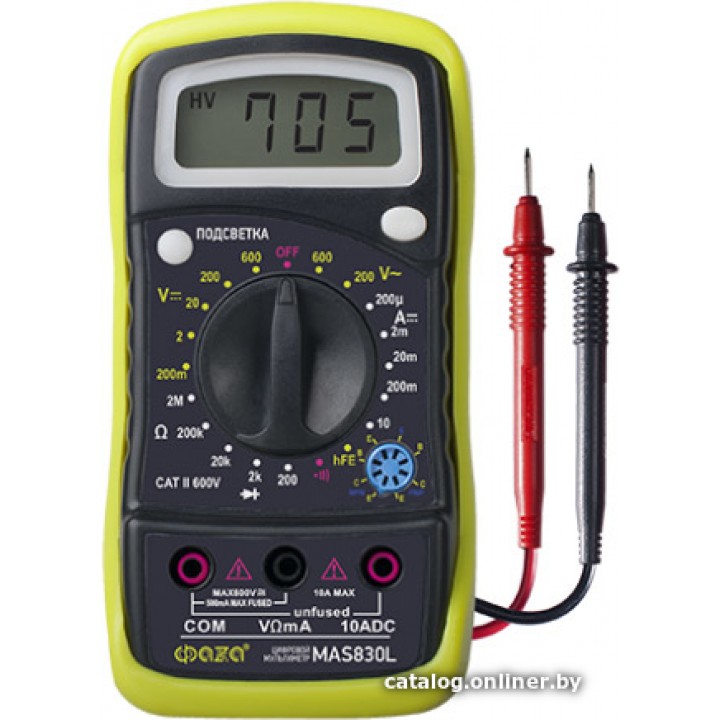 Мультиметр Фаza MAS830L