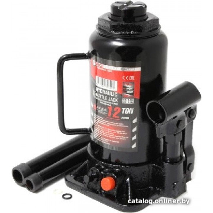 Бутылочный домкрат ForceKraft FK-T91204 12т