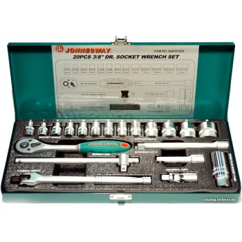Набор торцевых головок Jonnesway S04H3120S 20 предметов