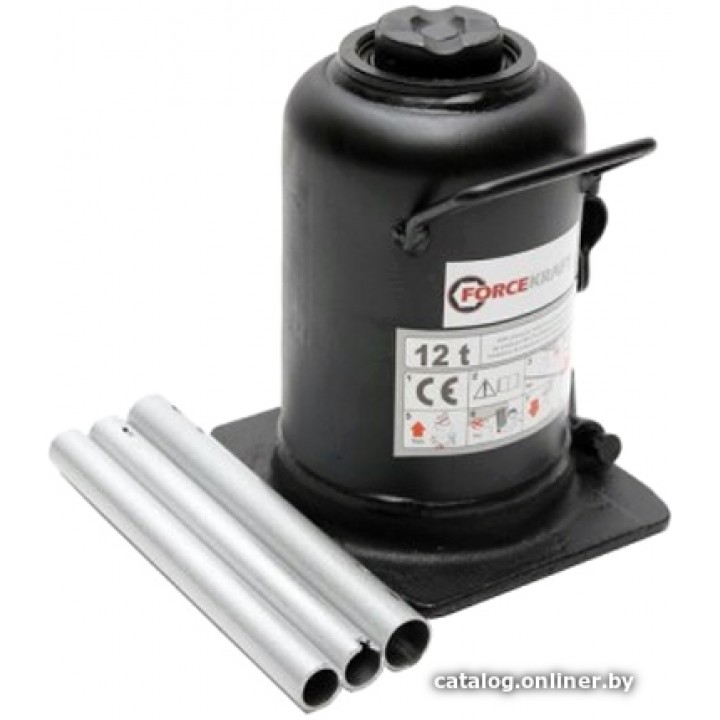 Бутылочный домкрат ForceKraft FK-TH812001 12т