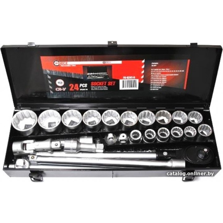 Универсальный набор инструментов ForceKraft FK-6241-9 (24 предмета)