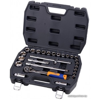 Набор торцевых головок KRAFTOOL 700302 (26 предметов)