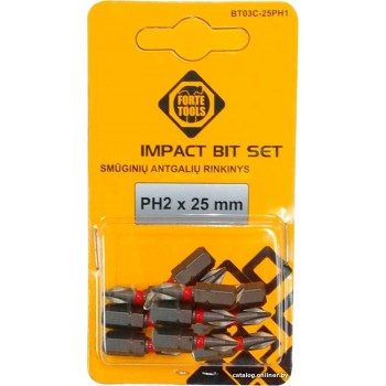 Набор бит Forte Tools 51357197 (10 предметов)