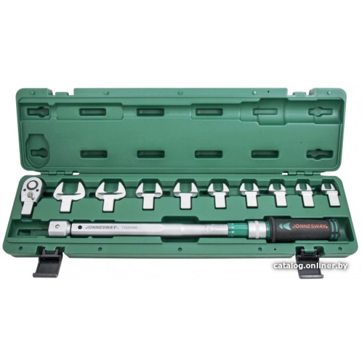 Ключ с набором Jonnesway 1/2' 40-200 Нм T30200NS