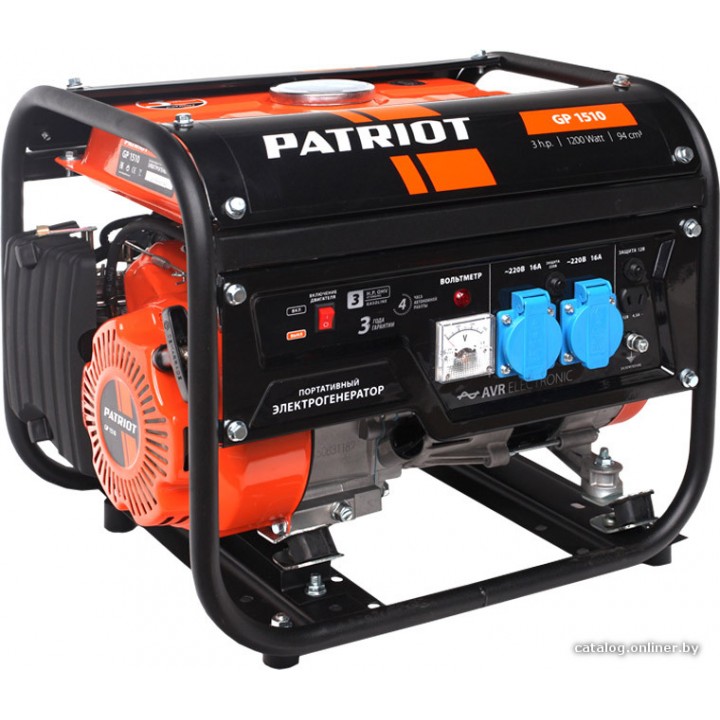 Бензиновый генератор Patriot GP 1510
