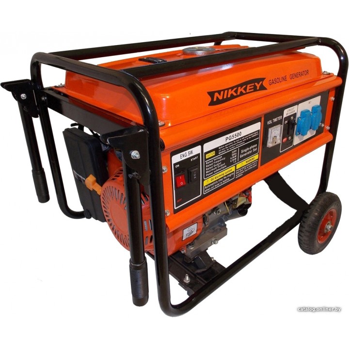 Бензиновый генератор NIKKEY PG 5500 ручной запуск