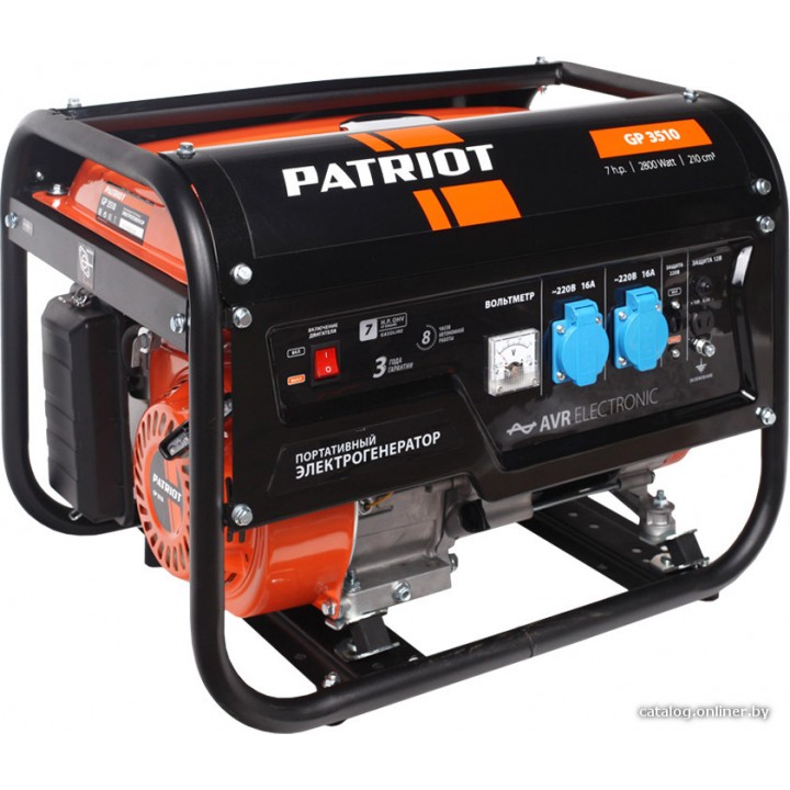 Бензиновый генератор Patriot GP 3510