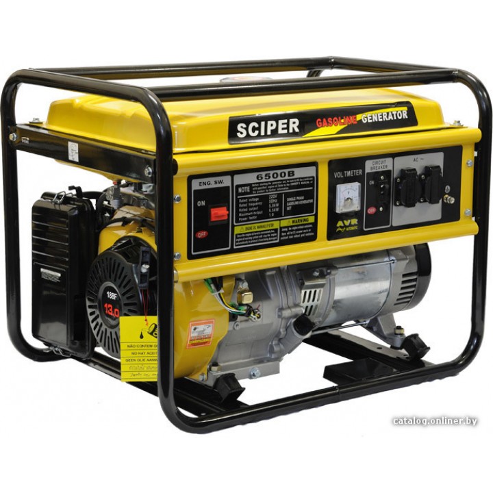 Бензиновый генератор Skiper LT 6500B
