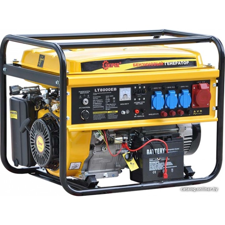 Бензиновый генератор Skiper LT8000EB