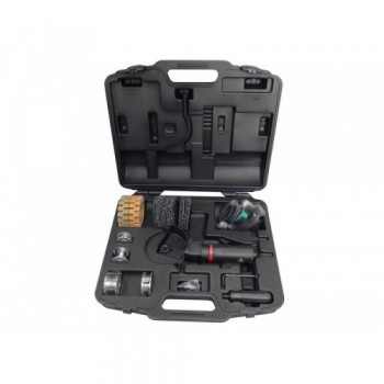  Пневмозачистная машинка угловая многофункциональная с набором насадок(3500об/мин, 110л/мин), в кейсе Forsage(RF-6903K-N(F-SM-6903K-N))