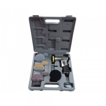 Пневмошлифовальная орбитальная машинка мини с комплектом кругов 2''и 3''(15000об/мин, 91л/мин),в кейсе Forsage(F-SM-6003VK)