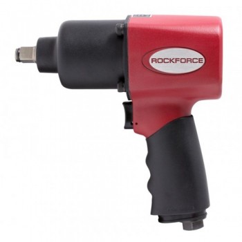 Пневмогайковерт Ударный "Twin Hammer" 1/2"(1220Нм, 9000rpm,185л/Мин, 6.2bar) ROCK FORCE (RF-82545)