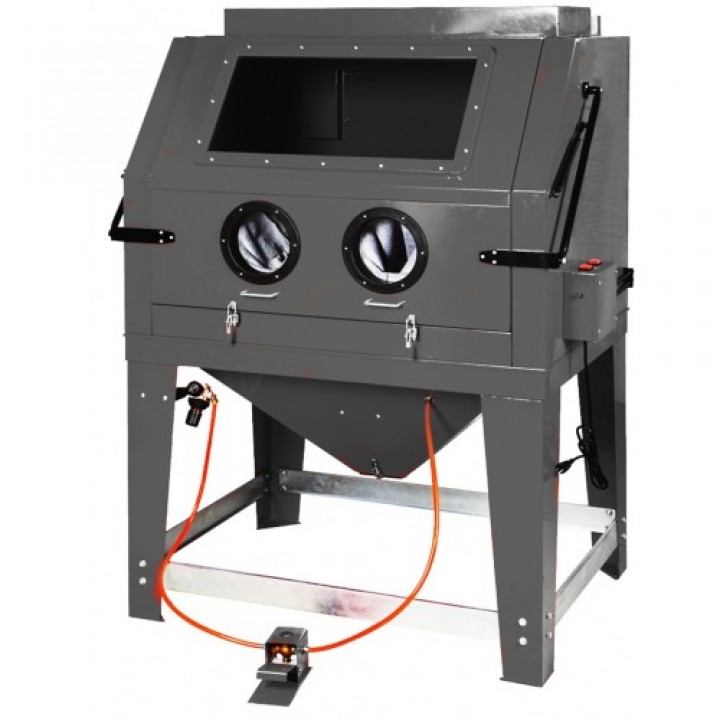 Пескоструйная Камера С Очисткой Воздуха (990л, 220В, 510л/Мин, 3.4-6.1атм) ROCK FORCE (SBC990)