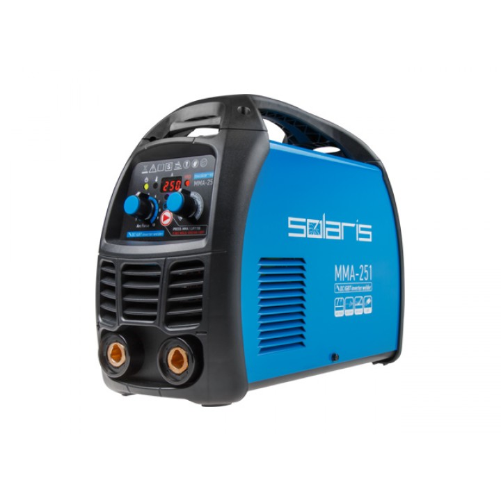 Инвертор сварочный SOLARIS MMA-251 (230В; 20-250 А; 70В; электроды диам. 1.6-5.0 мм; вес 5.3 кг)