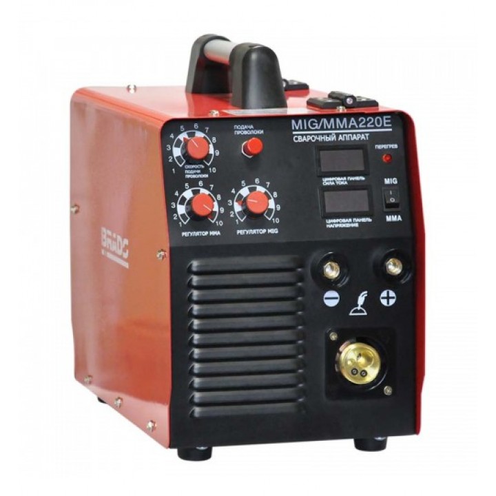 Сварочный Аппарат BRADO MIG/MMA 220E (Еврорукав)