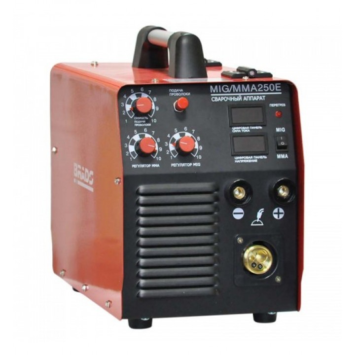 Сварочный Аппарат BRADO MIG/MMA 250E (Еврорукав)