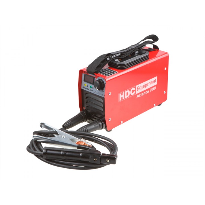 Инвертор сварочный HDC Atlanta 200 (140-240В; 10-200 А; 87В; электроды диам. 1.6-5.0 мм; вес 6.1 кг) (HD-ATL200-E4)