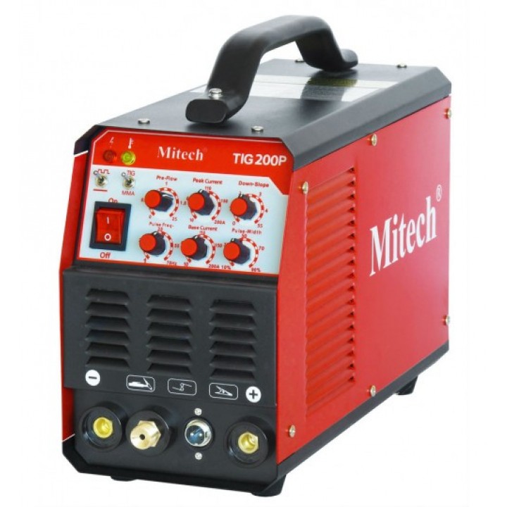 Профессиональный Сварочный Инвертор Для Сварки Методами TIG И MMA Mitech TIG 200P