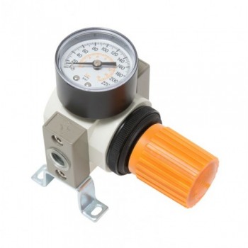 РЕГУЛЯТОР ДАВЛЕНИЯ ВОЗДУХА С ИНДИКАТОРОМ ''PROFI''1/4''(F)X1/4''(F) (0-16BAR)