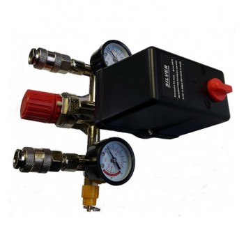 Прессостат С Быстросъемами И Регулятором 380в. SILVER (10679)